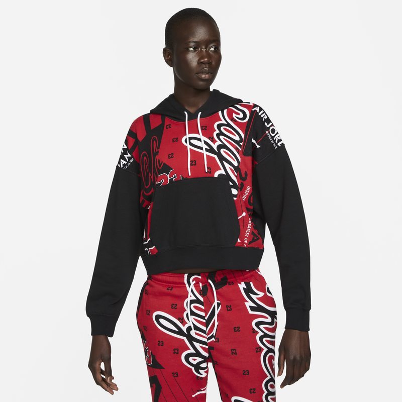 Суитчър Jordan Jordan Fleece All-over Printed Hoodie Многоцветен | DD9295-010, 0