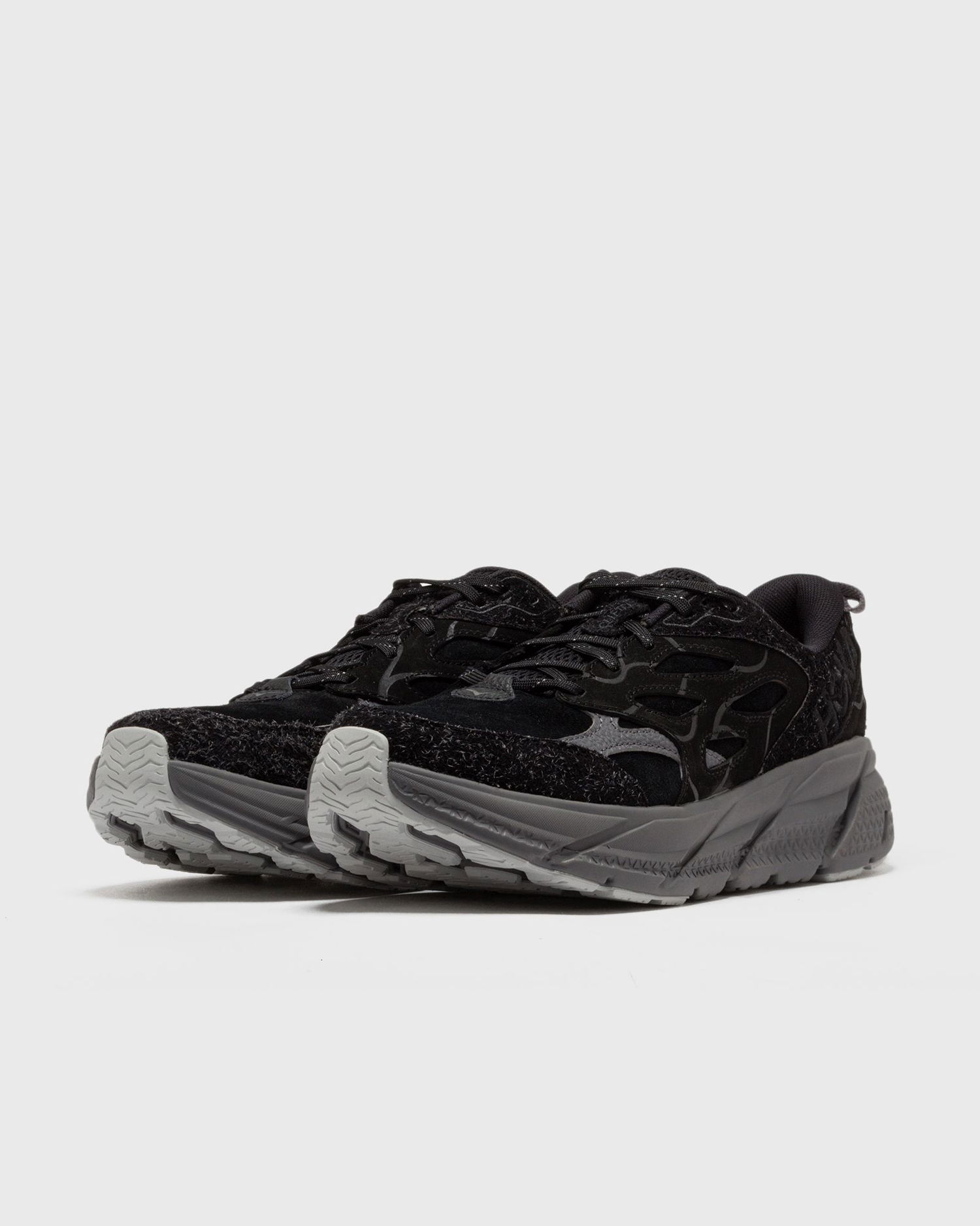 Кецове и обувки Hoka One One Clifton L Suede TP Черно | 1150910-BCKST, 1