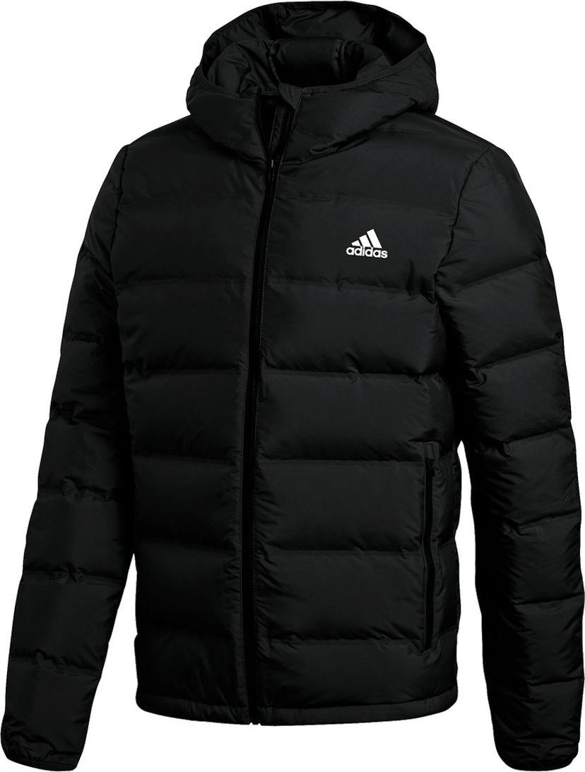 Пухо яке adidas Originals Helionic Hooded Puffer Jacket Черно | bq2001