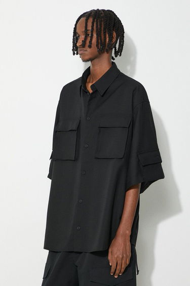 Риза 032C Tailored Flap Pocket Shirt Черно | SS24.W.0060, 0