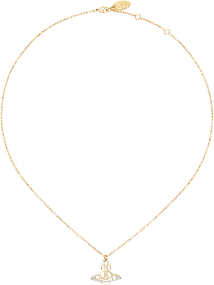 Колие Vivienne Westwood Concetta Bas Relief Pendant Necklace Металик | 630203F0-02R808-