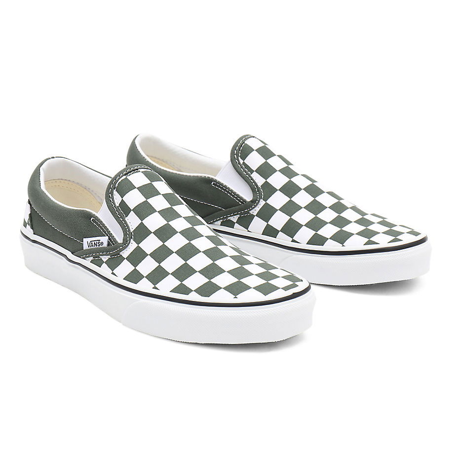Кецове и обувки Vans Classic Slip-on Зелено | VN0A33TB9HO, 1