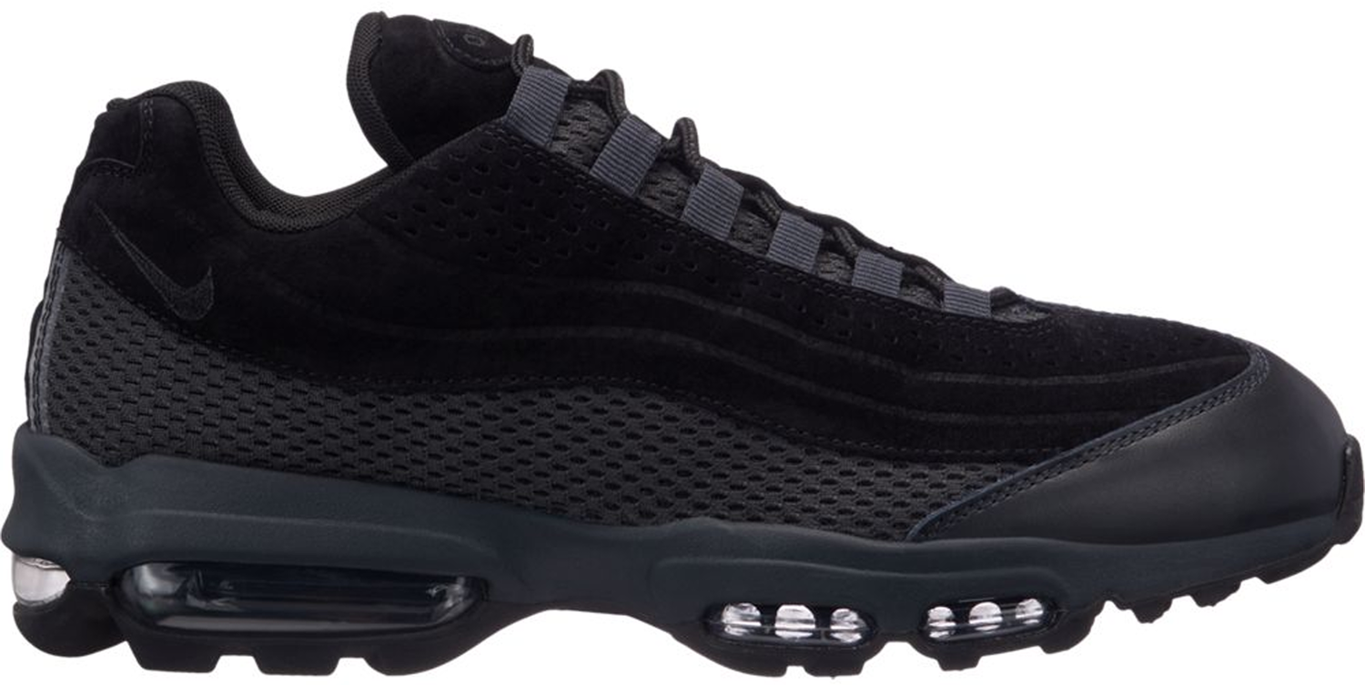 Кецове и обувки Nike Air Max 95 Ultra Premium Breathe Triple Black Черно | AO2438-002, 0