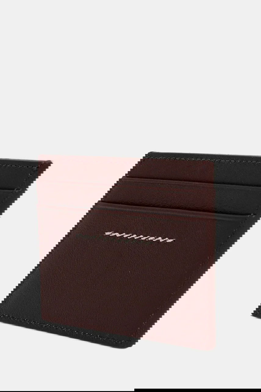 Портфейл Maison Margiela MM6 Maison Margiela Leather Card Holder Бургунди | SA5UI0026.P8332.T5016, 1