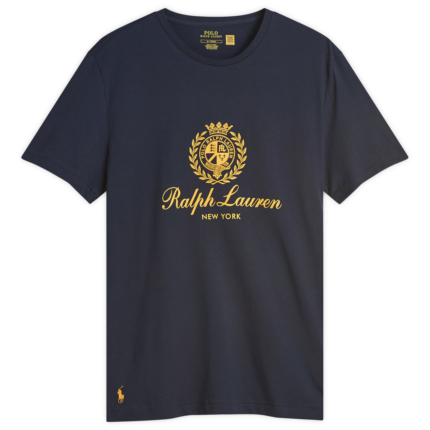 Тениска Polo by Ralph Lauren Ralph Lauren Crest Logo T-Shirt, Size Large Тъмно синьо | 710978032-NVY, 1