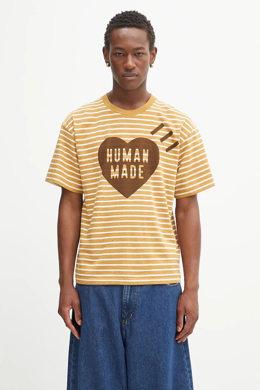Тениска Human Made Human Made Knitted T-Shirt Жълто | HM29CS031