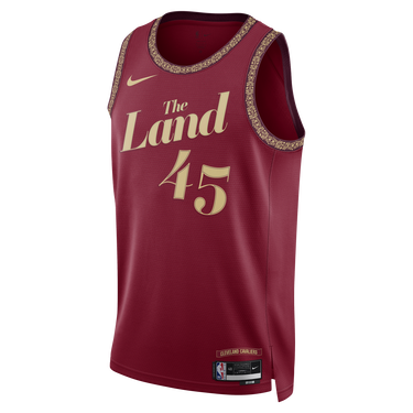 Фланелка Nike Dri-FIT NBA Swingman Donovan Mitchell Cleveland Cavaliers City Edition 2023/24 Jersey Бургунди | DX8498-601, 1
