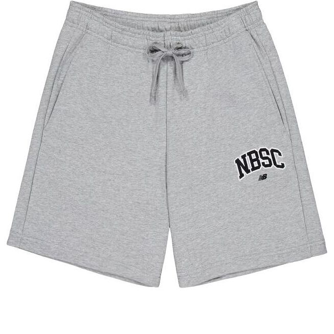 Къси панталони New Balance Athletics Sports Club Cotton Shorts Сиво | AMS42318-GHM, 0
