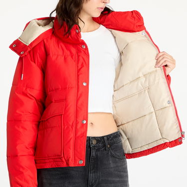 Пухо яке Lee Hooded Short Puffer Jacket Червено | 112355190, 4