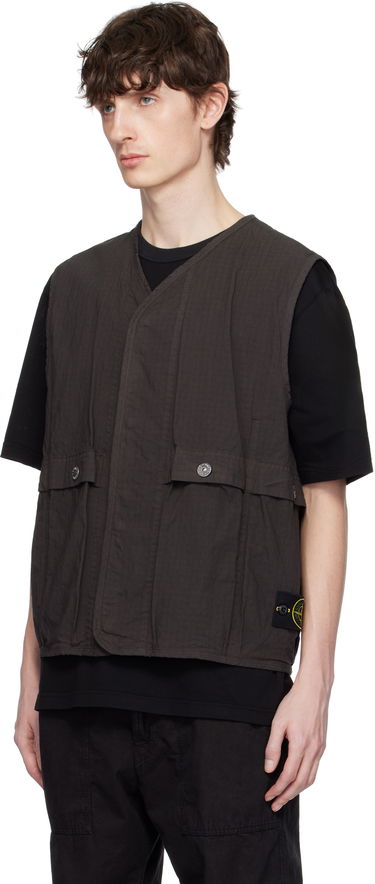 Жилетка Stone Island Stone Island Mil-Spec Stretch Ripstop-TC Vest Сиво | K1S15 G100010 S0063, 3
