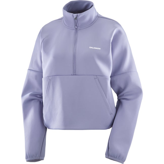 Пуловер Salomon Shakeout Half Zip Pullover Лилаво | LC2418100, 1