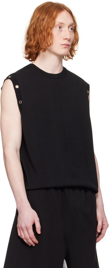Потник We11done We11done Eyelet Knit Vest Черно | WD-KV0-25-677-M-BK, 1