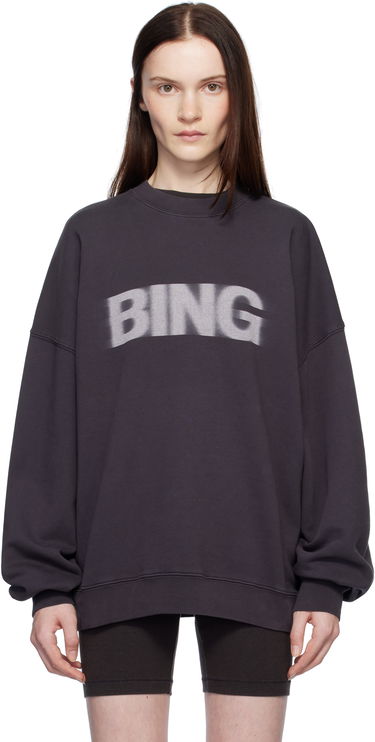 Суитчър Anine Bing Miles Sweatshirt Лилаво | A-08-10132-VTG1, 0