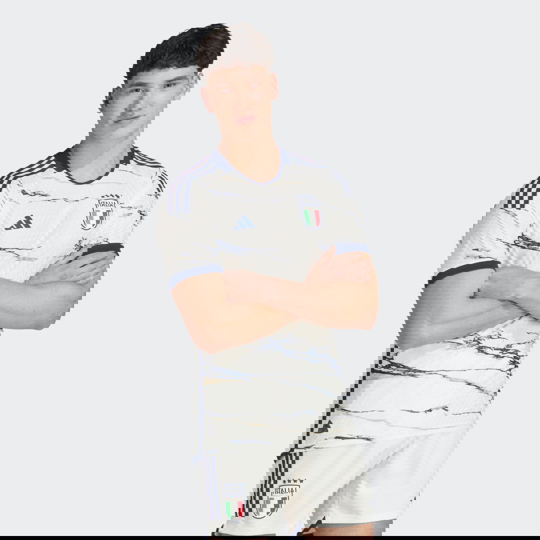 Фланелка adidas Originals ITALY 2023 AUTHENTIC Бяло | HS9894, 0