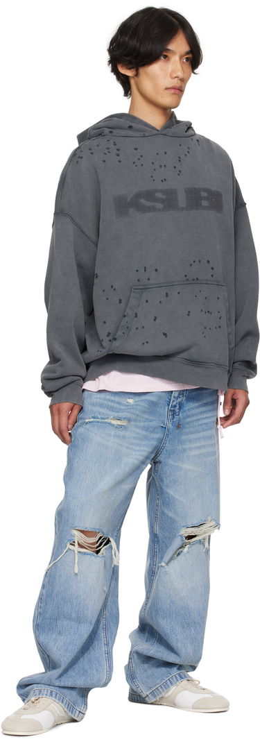 Суитчър Ksubi Ksubi Blasted Ekcess Hoodie Сиво | MPF25FL005, 3