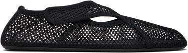 Кецове и обувки Alaïa ALAÏA Fishnet Ballerina Flats Черно | AA3A065TK050, 0