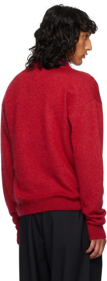 Пуловер The Row Gere Knit Polo Sweater Червено | 625-Y872, 2