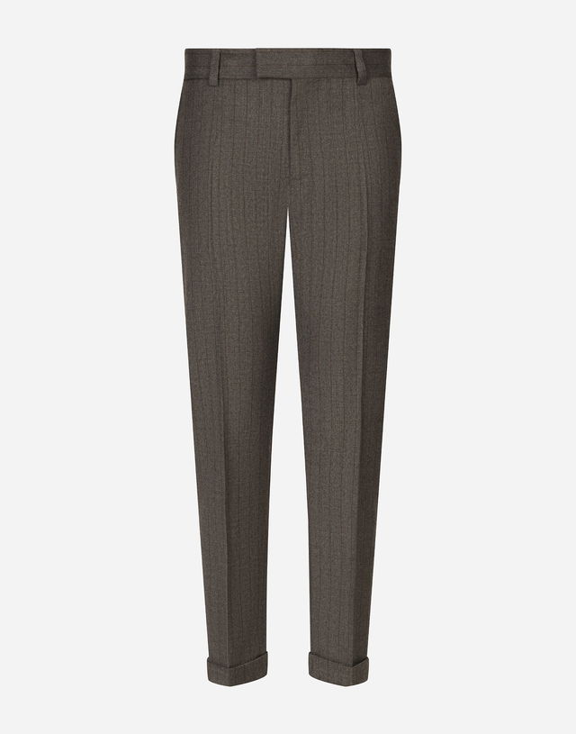 Dolce & Gabbana Tailored Striped Flannel Pants