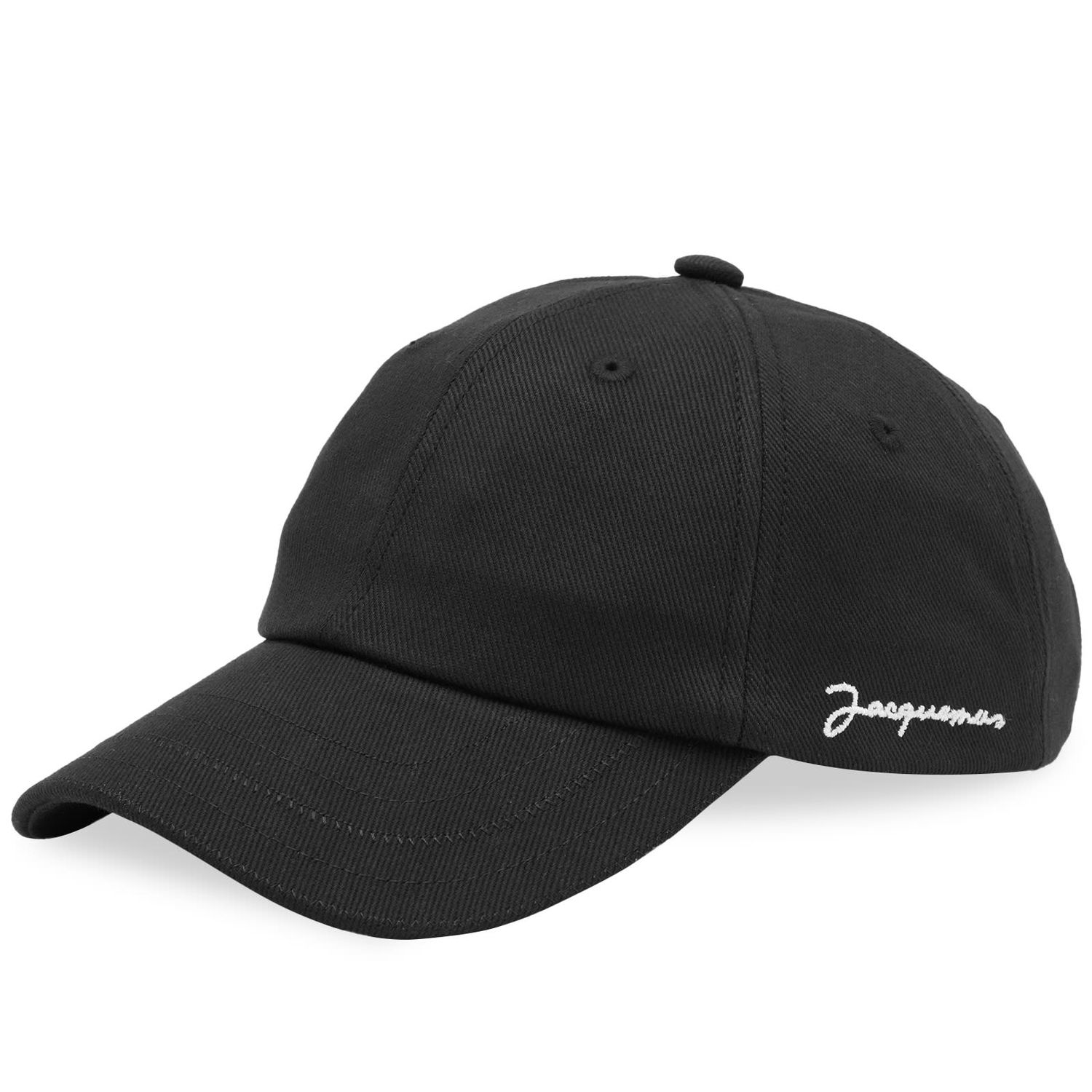 Шапка с козирка Jacquemus Script Logo Cap Black Черно | 22E216AC009-5001-990, 0