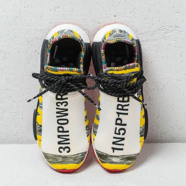 Кецове и обувки adidas Originals Pharrell Williams x NMD HU Черно | BB9527, 2