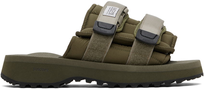 Кецове и обувки SUICOKE Moto-Puffab Зелено | OG-056PUFF-TRab, 0