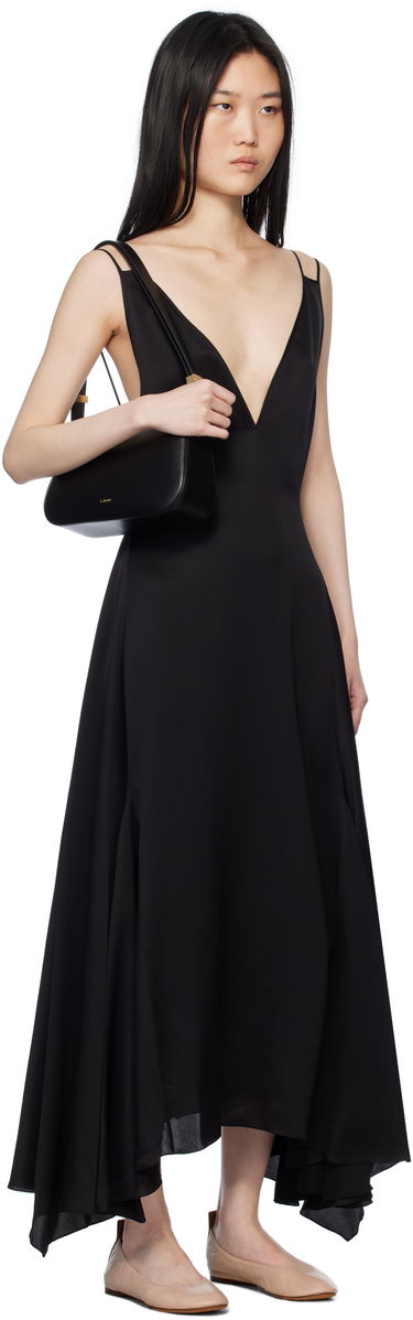 Pокля LANVIN Lanvin Silk Bowling Midi Dress Черно | RW-DR0182-6041-P25, 1