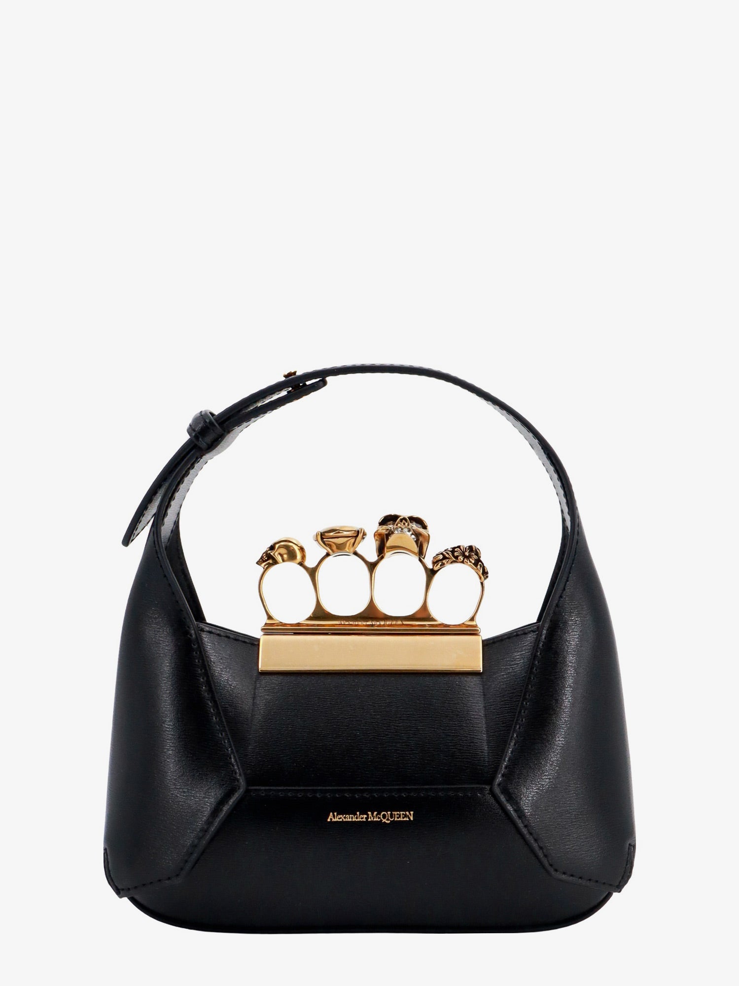Дамска чанта Alexander McQueen Jewelled Handbag Черно | 731136DYTAB1000, 0