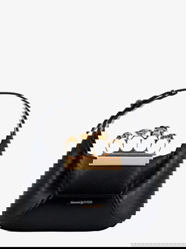 Дамска чанта Alexander McQueen Jewelled Handbag Черно | 731136DYTAB1000, 0