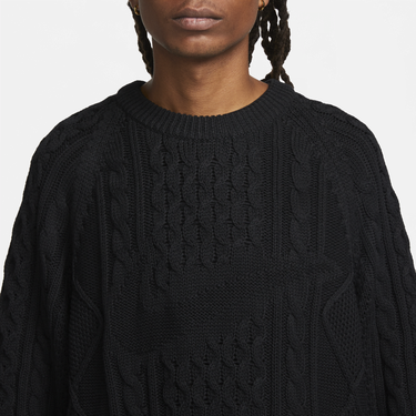 Пуловер Nike Life Cable Knit Sweater Черно | DQ5176-010, 3