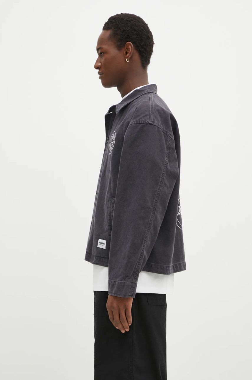 Яке Neighborhood NEIGHBORHOOD Embroidered Cotton Jacket Черно | 242AQNH.JKM02, 1