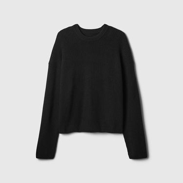 Пуловер GAP Sweater Cashsoft Crew Pullover Black XS Черно | 483763-02, 4