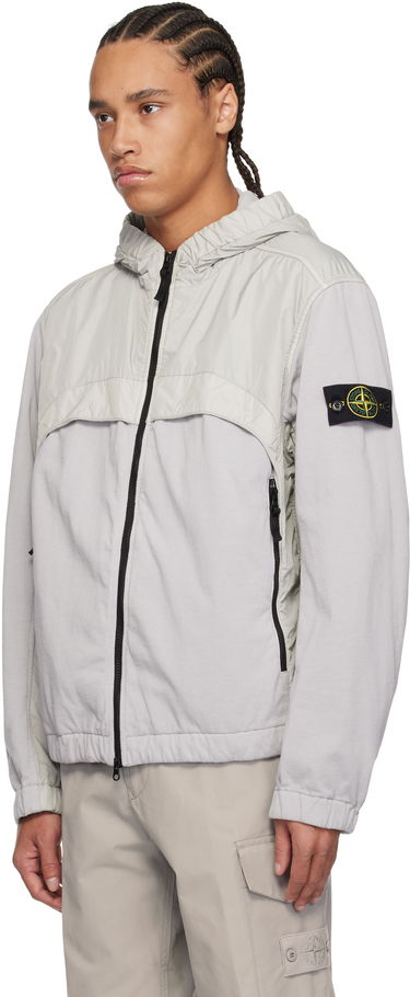 Ветровка Stone Island Stone Island Crinkle Reps R-NY Hooded Jacket Сиво | K1S15 4100041 S0A23, 3