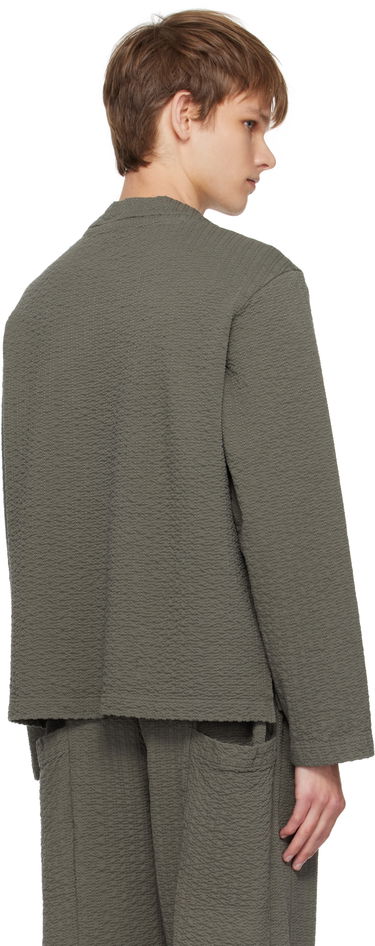 Тениска Craig Green Craig Green Embroidered Linestitch Smock T-Shirt Зелено | CGAW25CWOSHI69, 2