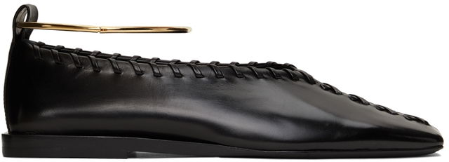 Jil Sander Whipstitch Anklet Ballerina Flats
