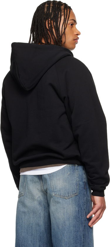 Суитчър Dime Cursive Small Logo Zip Hoodie Черно | DIMEHO2558BLK, 2