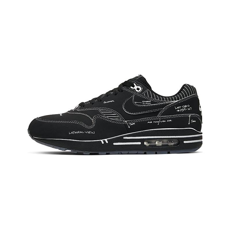 Кецове и обувки Nike Air Max 1 "Sketch to Shelf - Black" Черно | CJ4286-001, 0