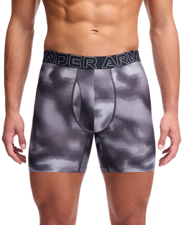 Боксерки Under Armour Under Armour Print 6in Boxer Shorts, 3-Pack Сиво | 1383885-024, 3