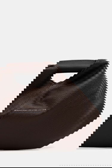 Дамска чанта Maison Margiela MM6 Maison Margiela Leather Clutch Кафяво | SB5WD0029.P7255.T2625, 2