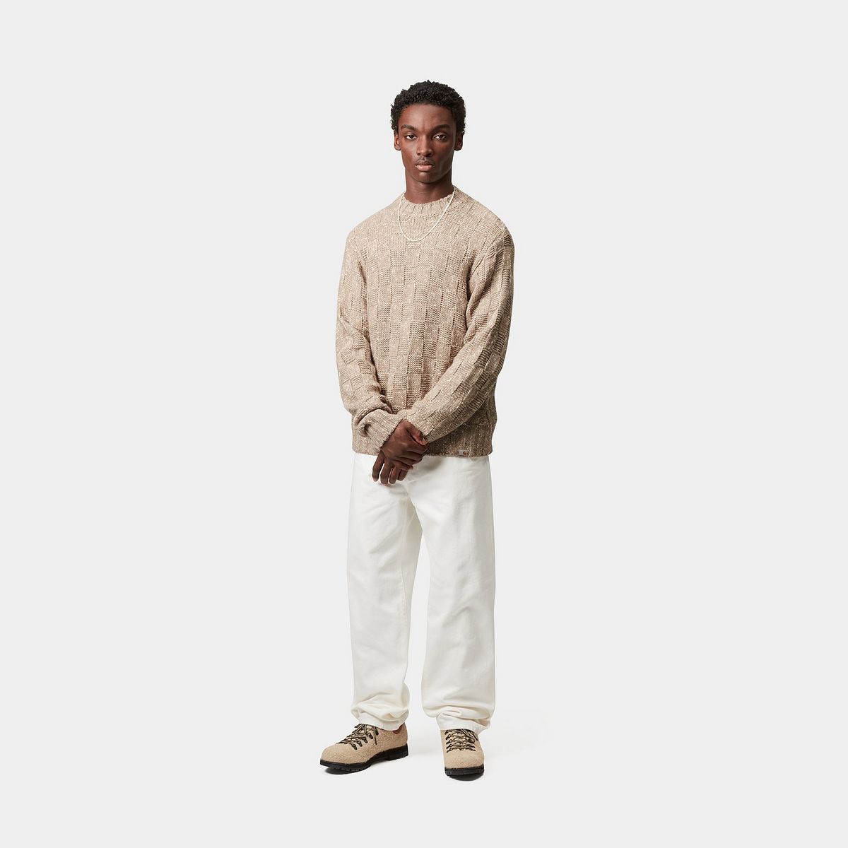 Пуловер Carhartt WIP Carhartt WIP Kyloe Knit Sweater Бежово | I035393_9, 1