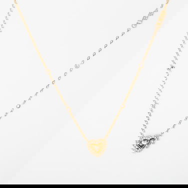 Колие GUESS Beloved Universal Heart Pendant Necklace Жълто | JUBN05018JWYG-GOLD, 2