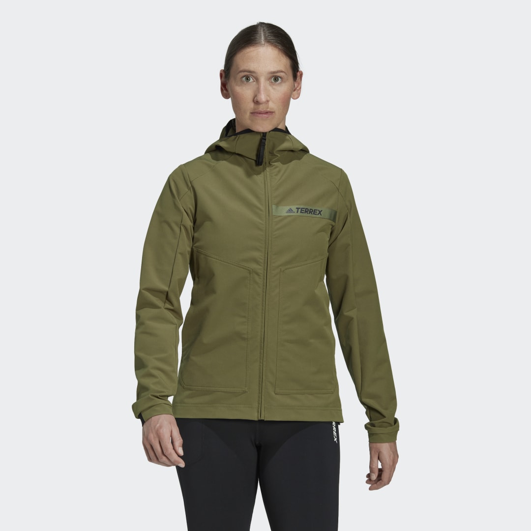 Ветровка adidas Performance Terrex Multi Soft Shell Jacket Зелено | HI5481, 0