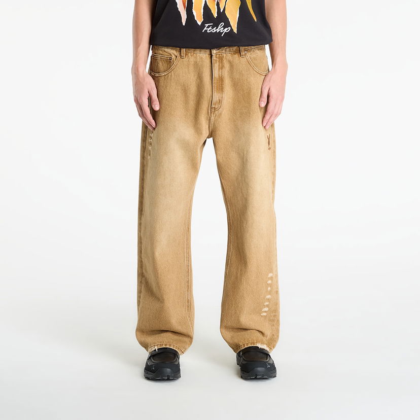Дънки Footshop Playboy x FTSHP Denim Pants UNISEX Orche Бежово | FTSHP_514