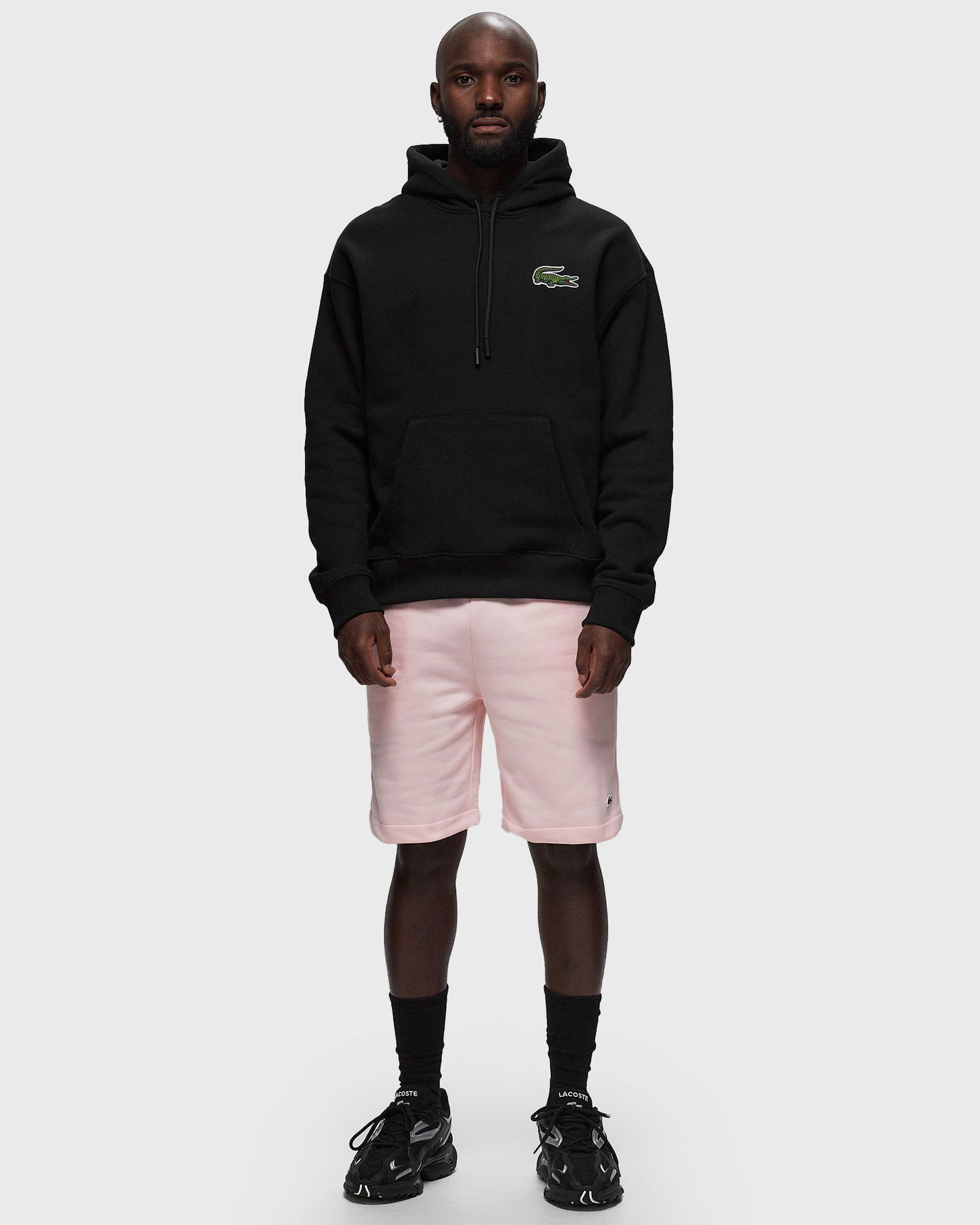 Суитчър Lacoste Loose Fit Hoodie Черно | SH6404_031, 1