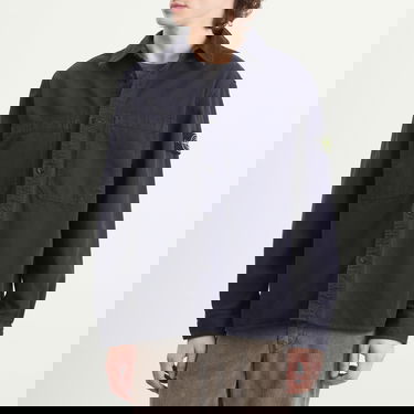 Риза Stone Island Old Effect Garment Dyed Overshirt Тъмно синьо | K2S151200025-V0126, 2