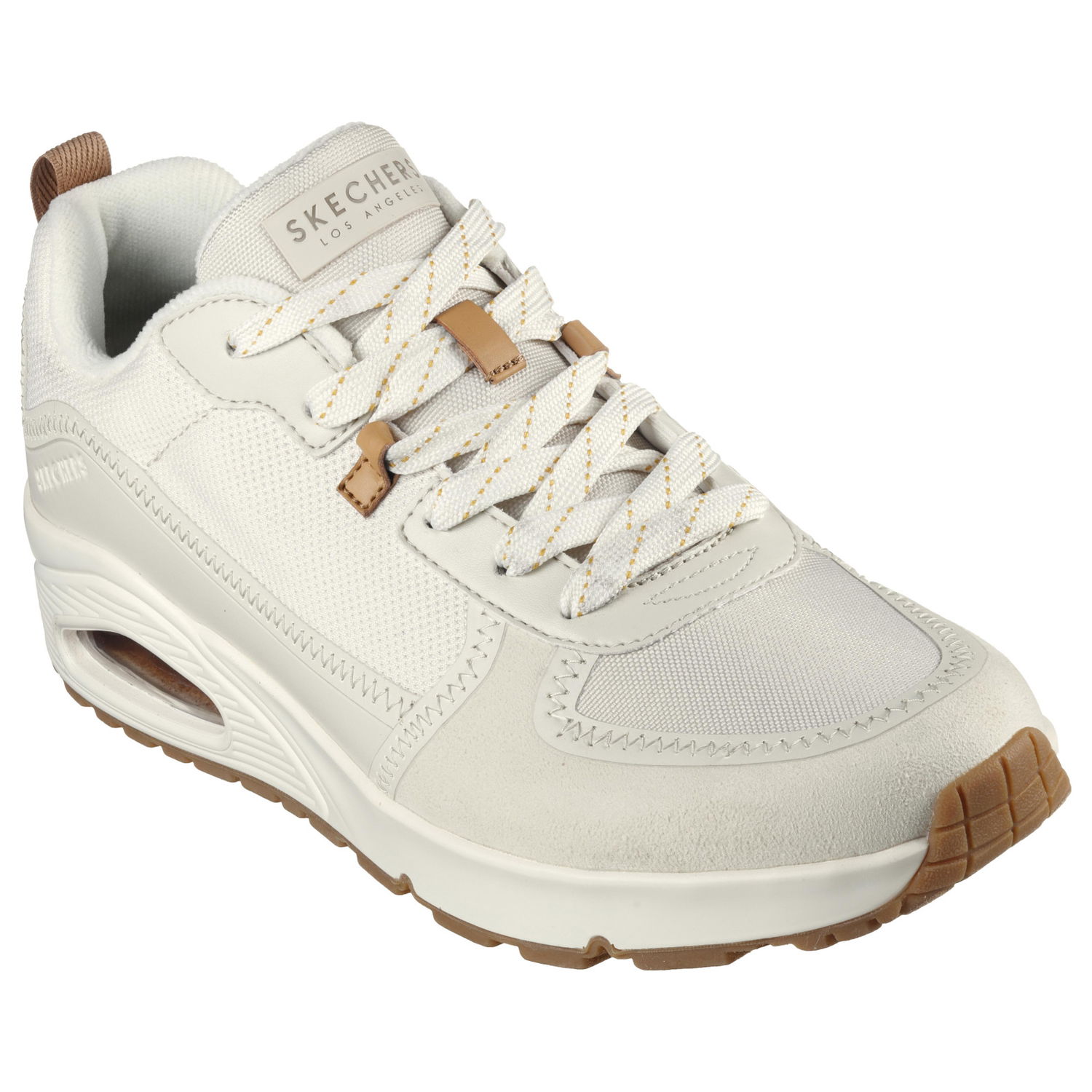 Кецове и обувки Skechers Uno Бежово | 183010-OFWT, 1