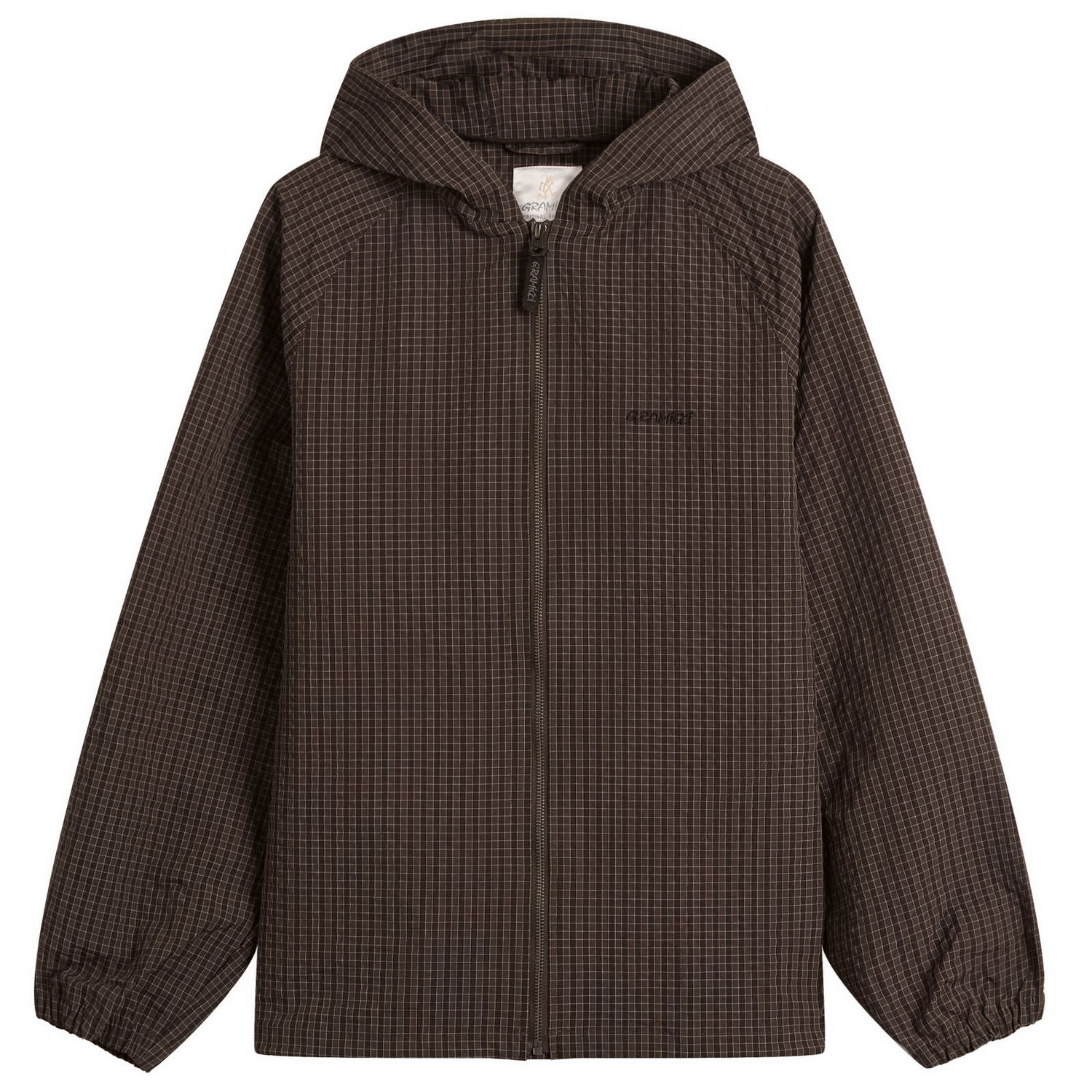 Яке GRAMICCI Northside Plaid Hooded Jacket Кафяво | G5FM-J009-DBN, 1