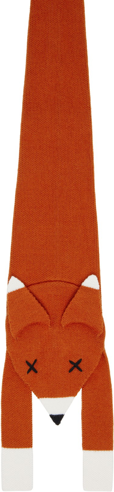 Шал Charles Jeffrey Loverboy Charles Jeffrey LOVERBOY Animal Fox Knit Tie Оранжево
 | 54140101, 0