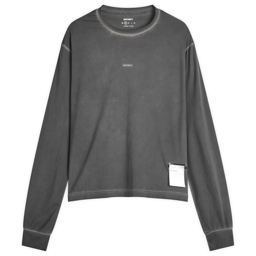 Тениска Satisfy Auralite Long T-Shirt, Size Medium Сиво | 21001-PB-SAB