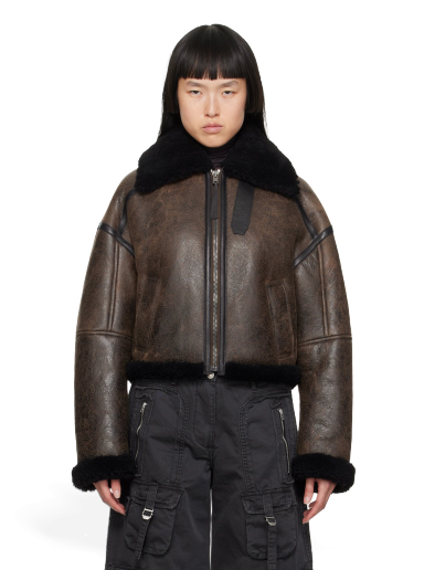Яке Acne Studios Spread Shearling Бежово | A70150-