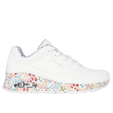 Кецове и обувки Skechers Uno - Majestic Garden Бяло | 155583-WMLT, 0